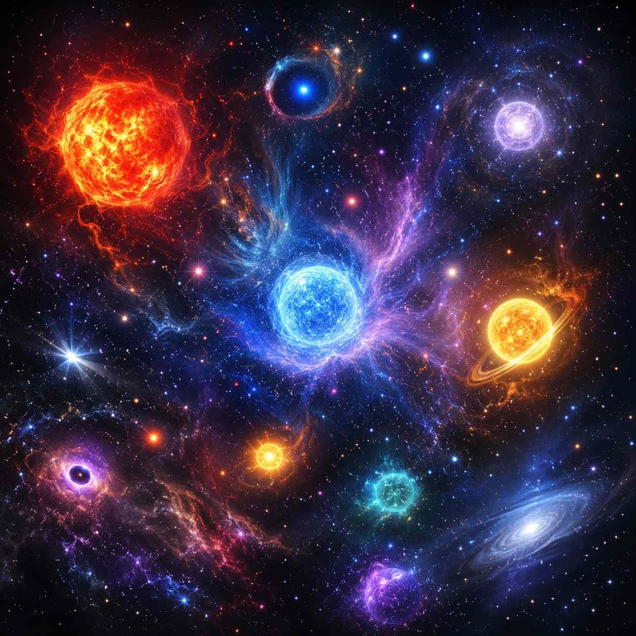 Die Farben der Sterne - und Warum der Himmel nicht so bunt ist, wie er sein könnte Die Farben der Sterne - und Warum der Himmel nicht so bunt ist, wie er sein könnte