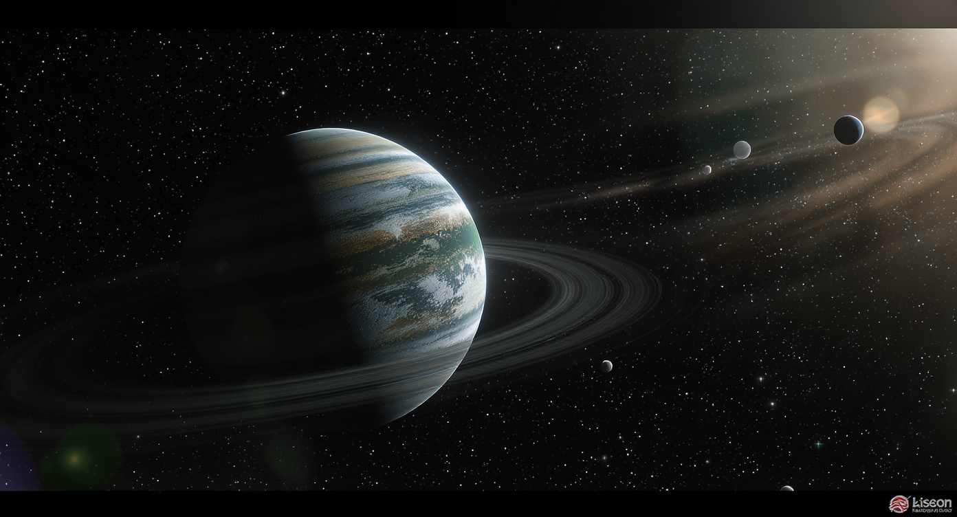 Exoplanet mit Ringsystem