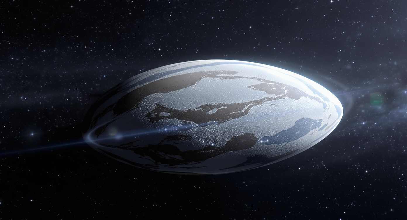 Haumea Zwergplanet - KI Darstellung