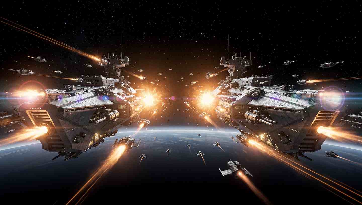 Realistische Weltraumschlachten: Die Wahrheit hinter dem Science-Fiction-Spektakel