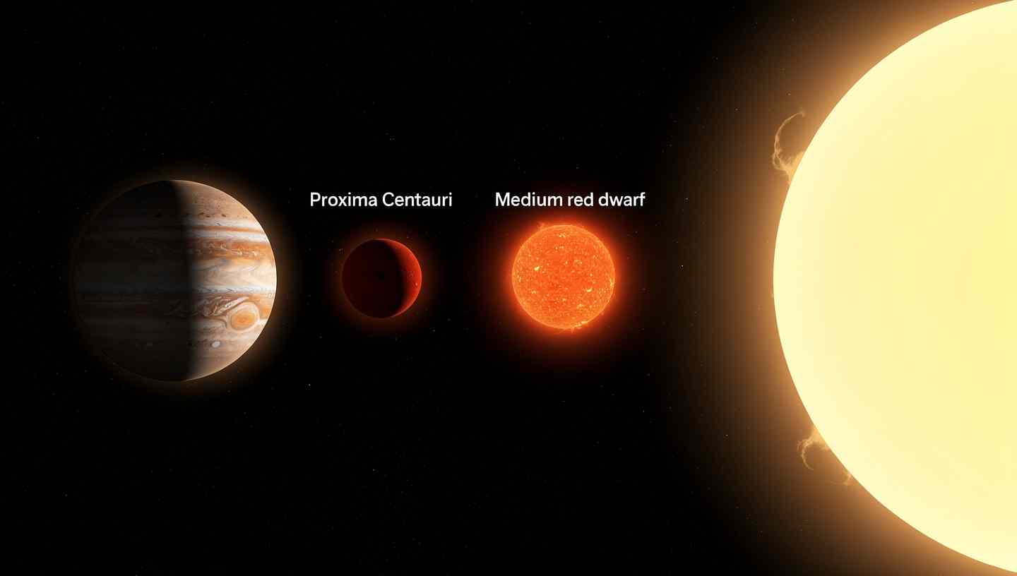 Größenvergleich Sterne Größenvergleich Sterne