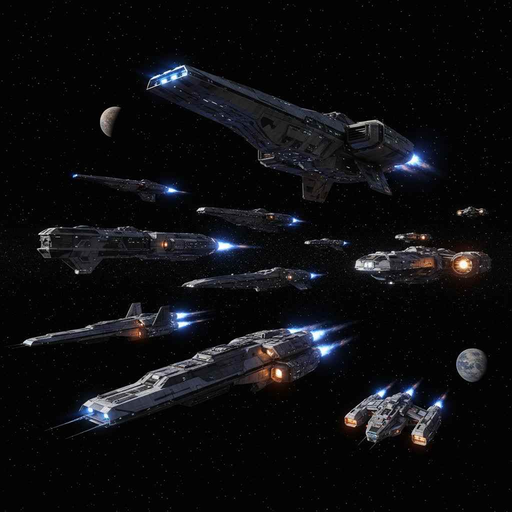 Raumschiff Form: Modularer Aufbau eines realistischen Weltraumschiffs