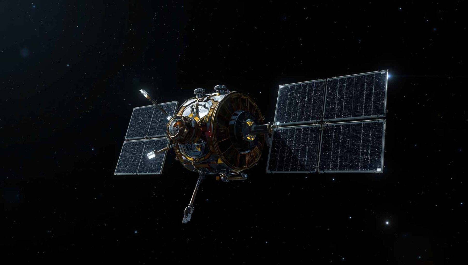 Raumsondenmissionen 2015 bis 2025, Illustration einer Raumsonde