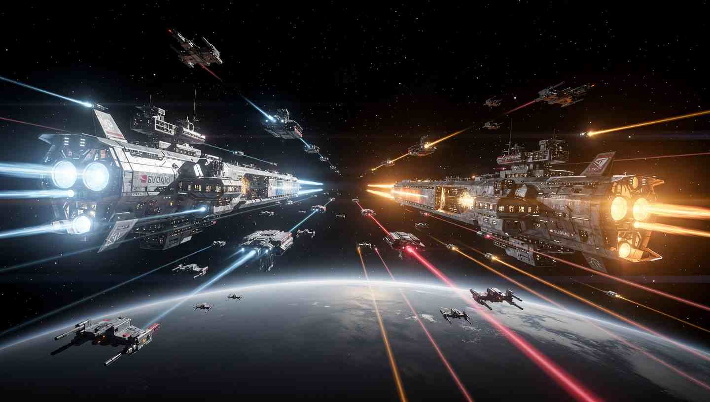 Realistische Weltraumschlachten: Die Wahrheit hinter dem Science-Fiction-Spektakel 2