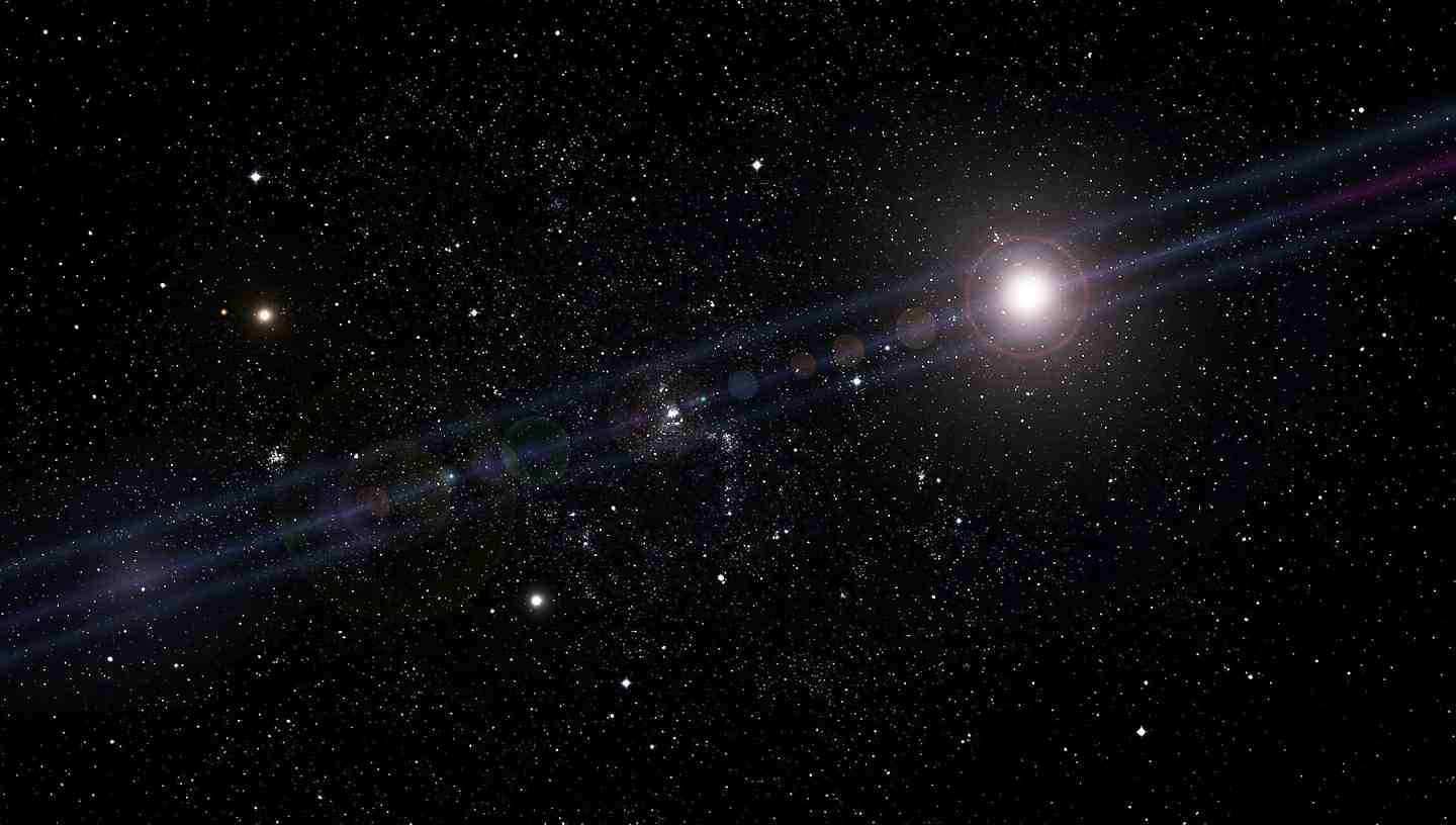 Sirius A und B, Doppelsternsystem in unserer kosmischen Nachbarschaft