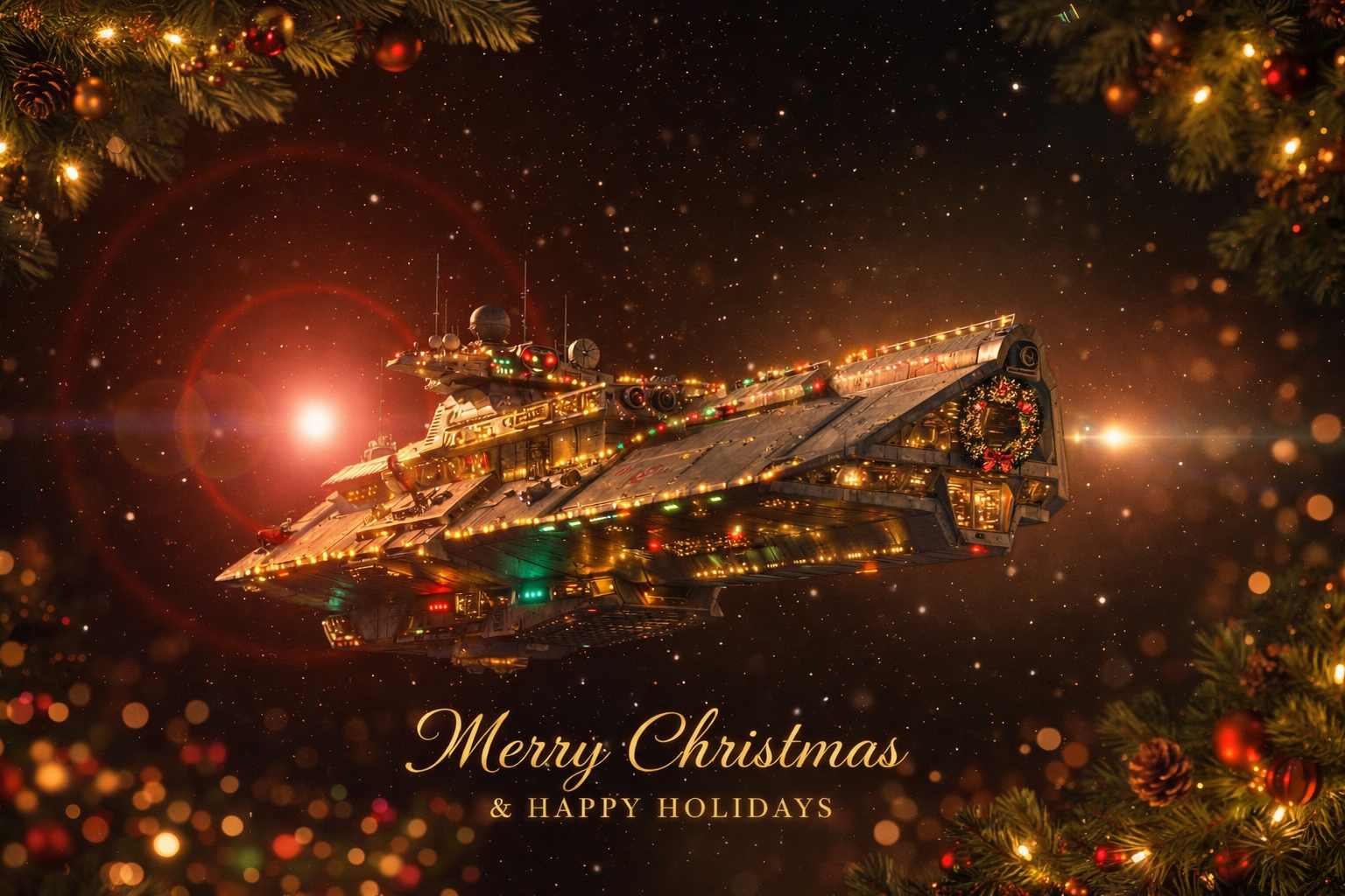 Weihnachtsgrüße für Science-Fiction-Fans Weihnachtsgrüße für Science-Fiction-Fans